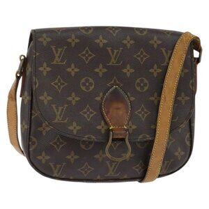 Authentic LOUIS VUITTON Monogram Saint Cloud GM Shoulder Bag M51242 LV